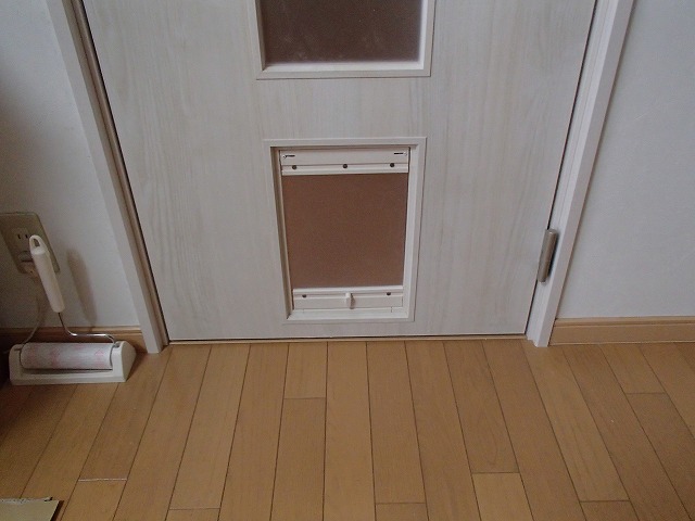 猫ちゃんの出入口