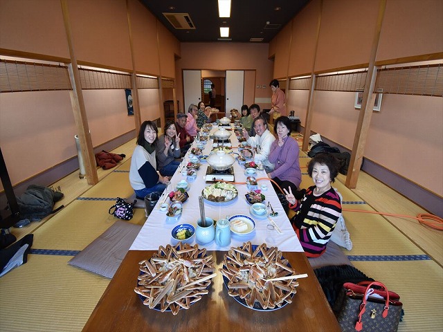 蟹　宴会