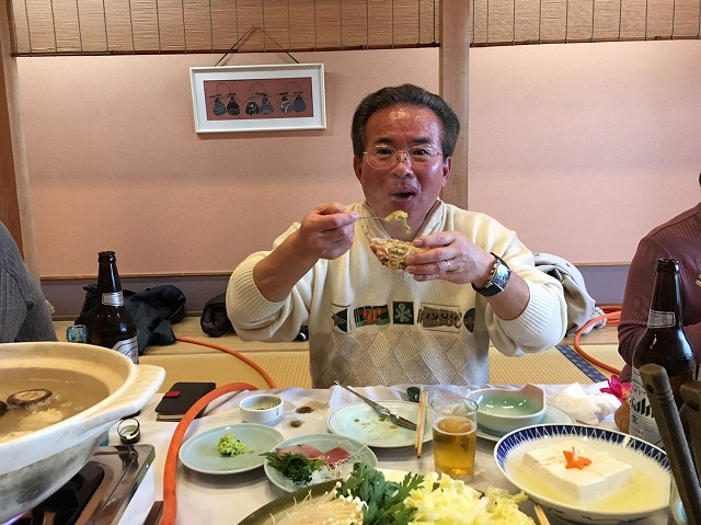 蟹味噌　アツアツ