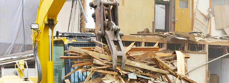 香芝市の建て替えの流れ③解体工事