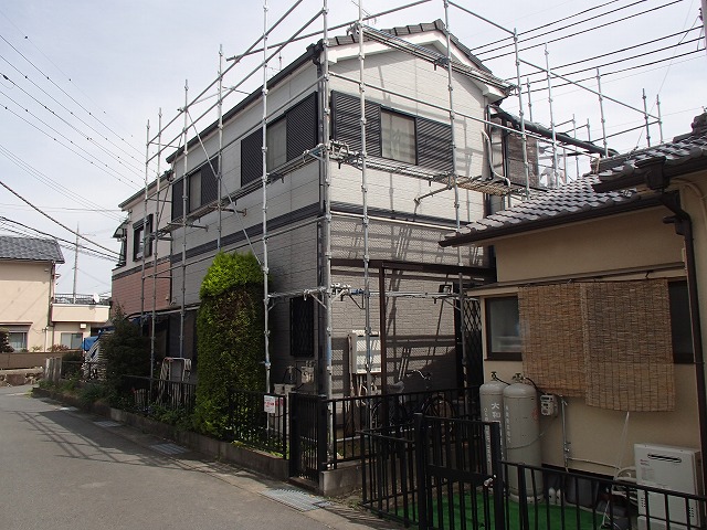 N様邸の屋根及び外壁改修工事№1