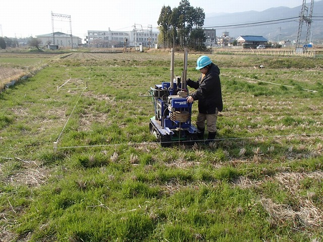 Ｓ様邸の地盤調査