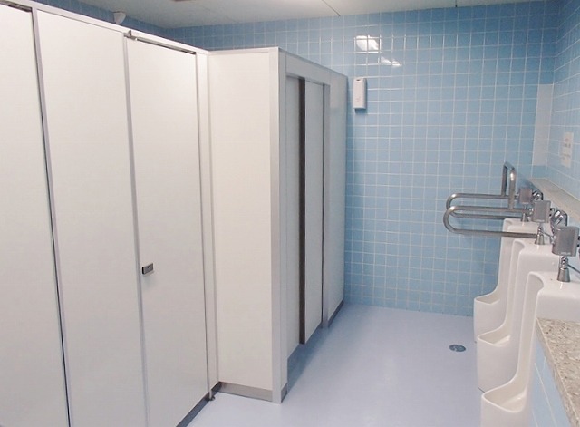公共工事のトイレ改修工事の完了