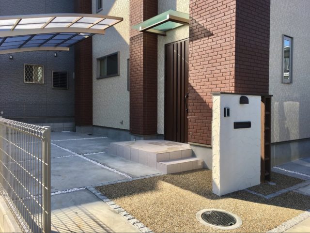 I様邸　外構工事　完了
