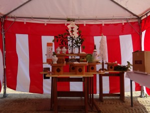 地鎮祭（＾－＾）