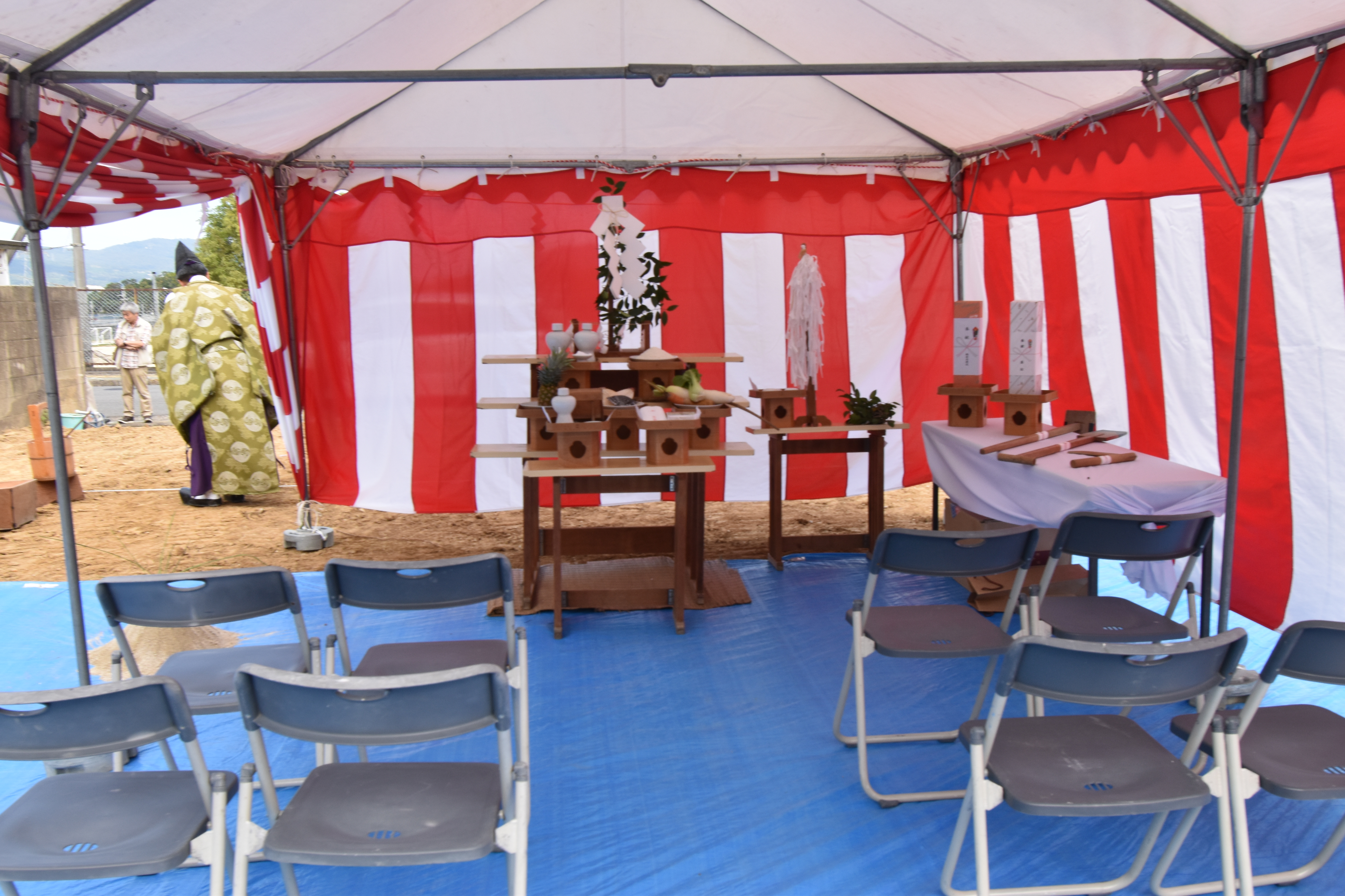 【地鎮祭】上牧町.Ｔ様邸.新築工事