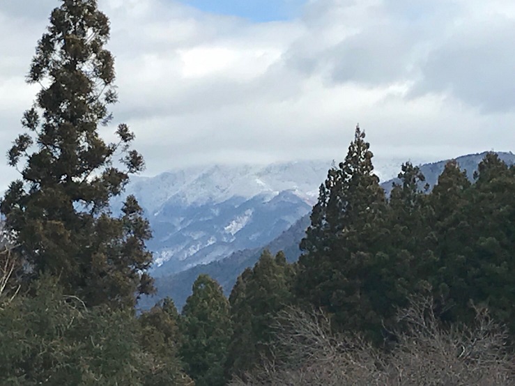 田舎は寒いです