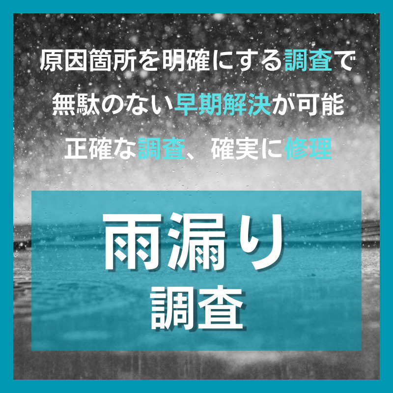 大和高田市で注文住宅を建てる工務店のブログ：最新技術レインボービューシステムで雨漏り調査